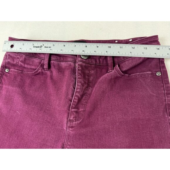 Talbots Women's Jegging Jeans Mid Rise Five Design Pockets Purple Size W29 - Picture 3 of 7